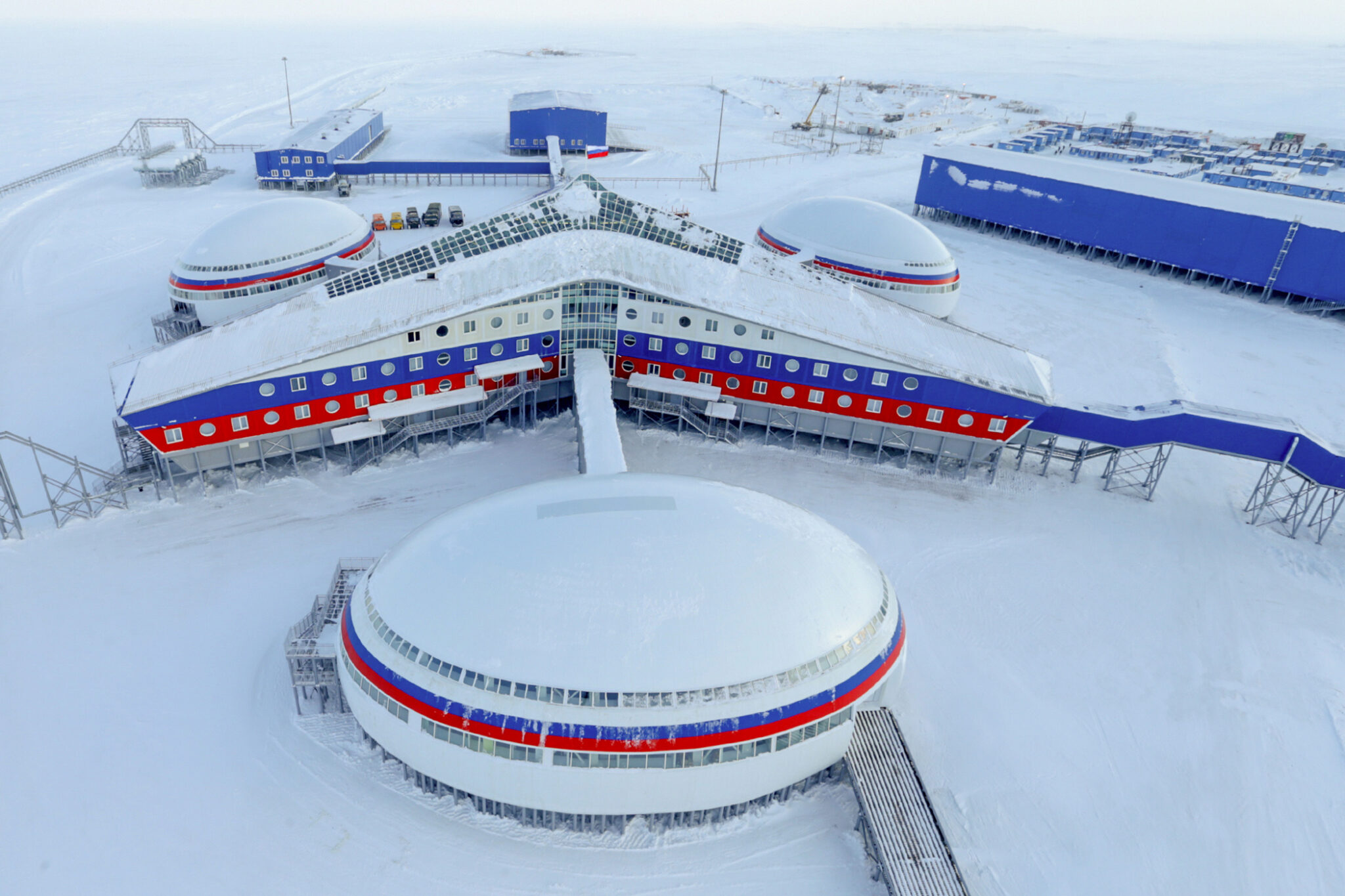 Un complexe industriel en Arctique (Russie)