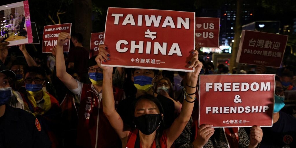 Manifestation à Taïwan pour l'indépendance de celle-ci
